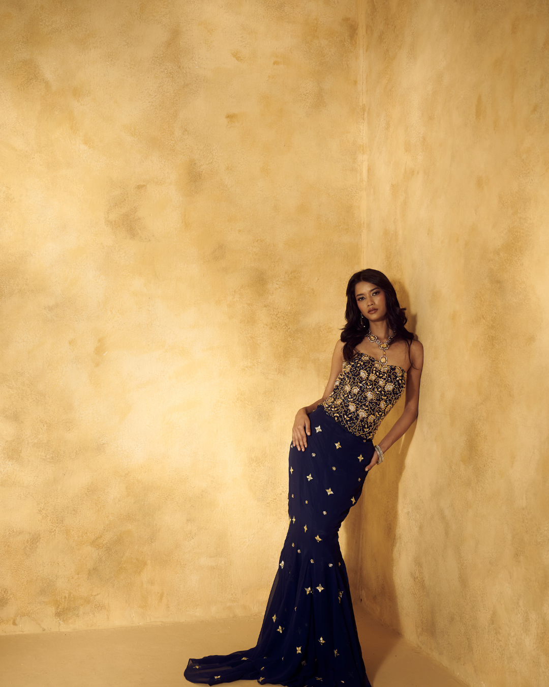 Rashika Sharma - YANA FISHTAIL SKIRT AND CORSET FROM LASHKARA