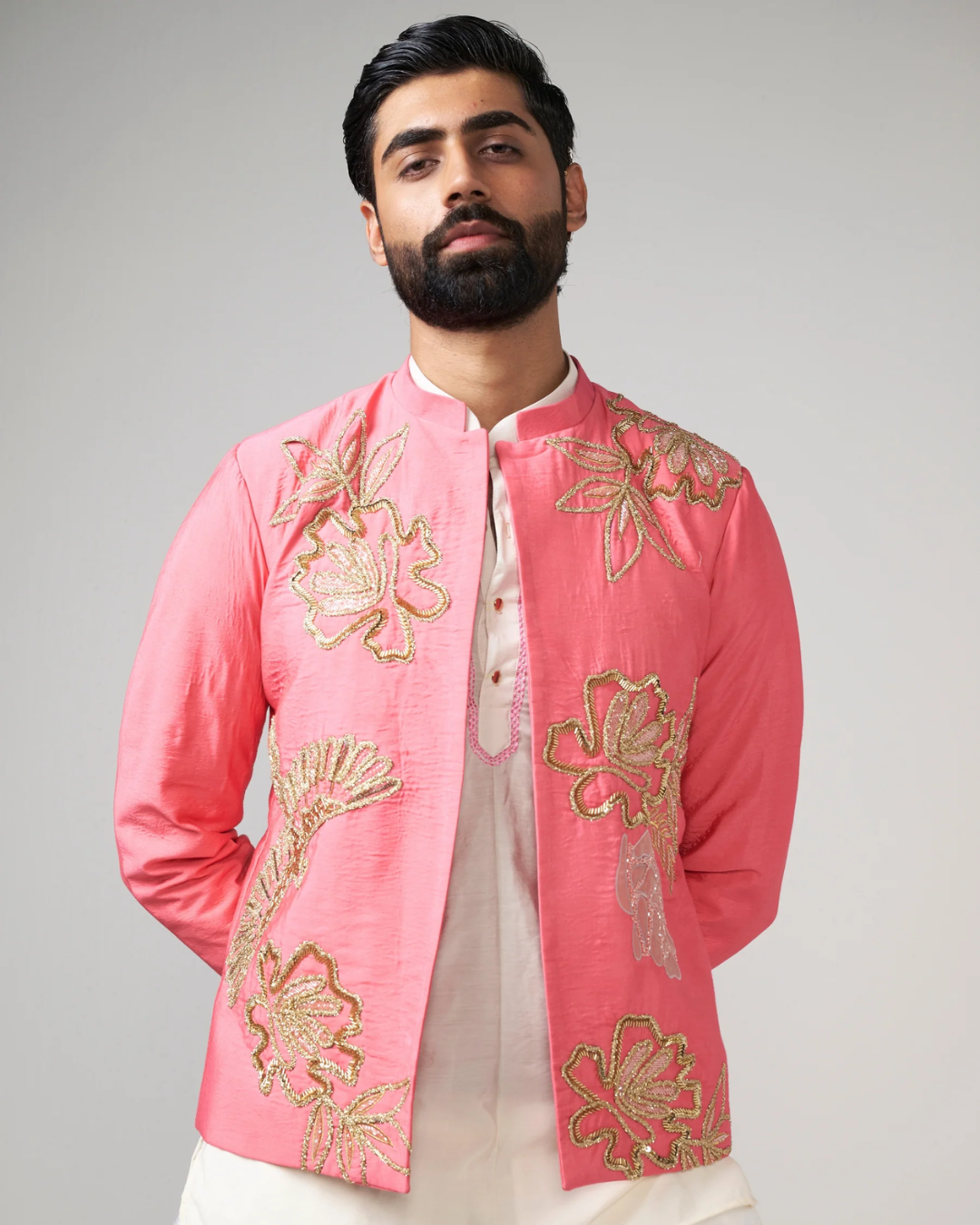 Rishi and Vibhuti - Zariya Pink Set From Gulon Ke Rang