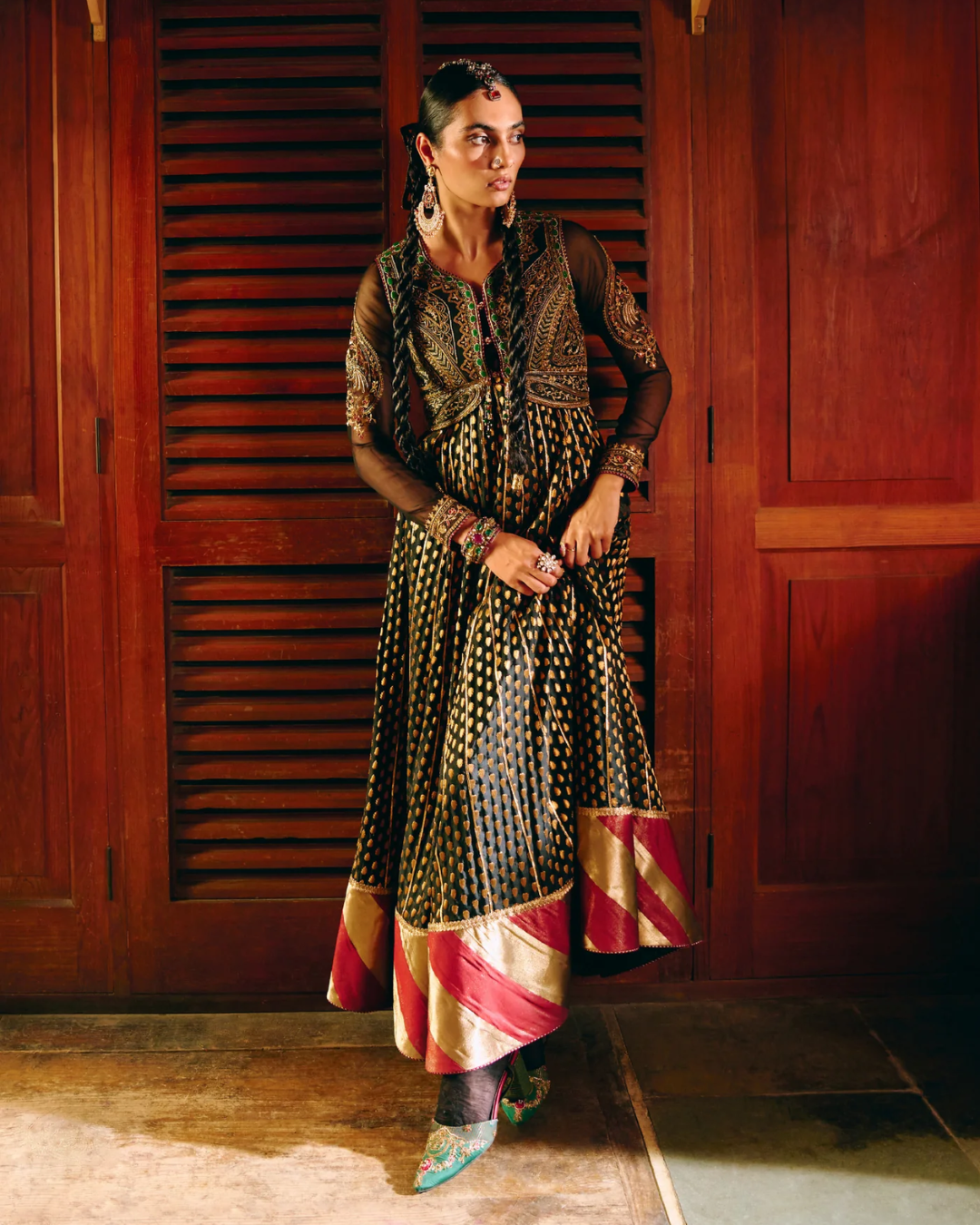 Aditi Gupta - Chandrika Anarkali Jacket Set From Chitrakatha