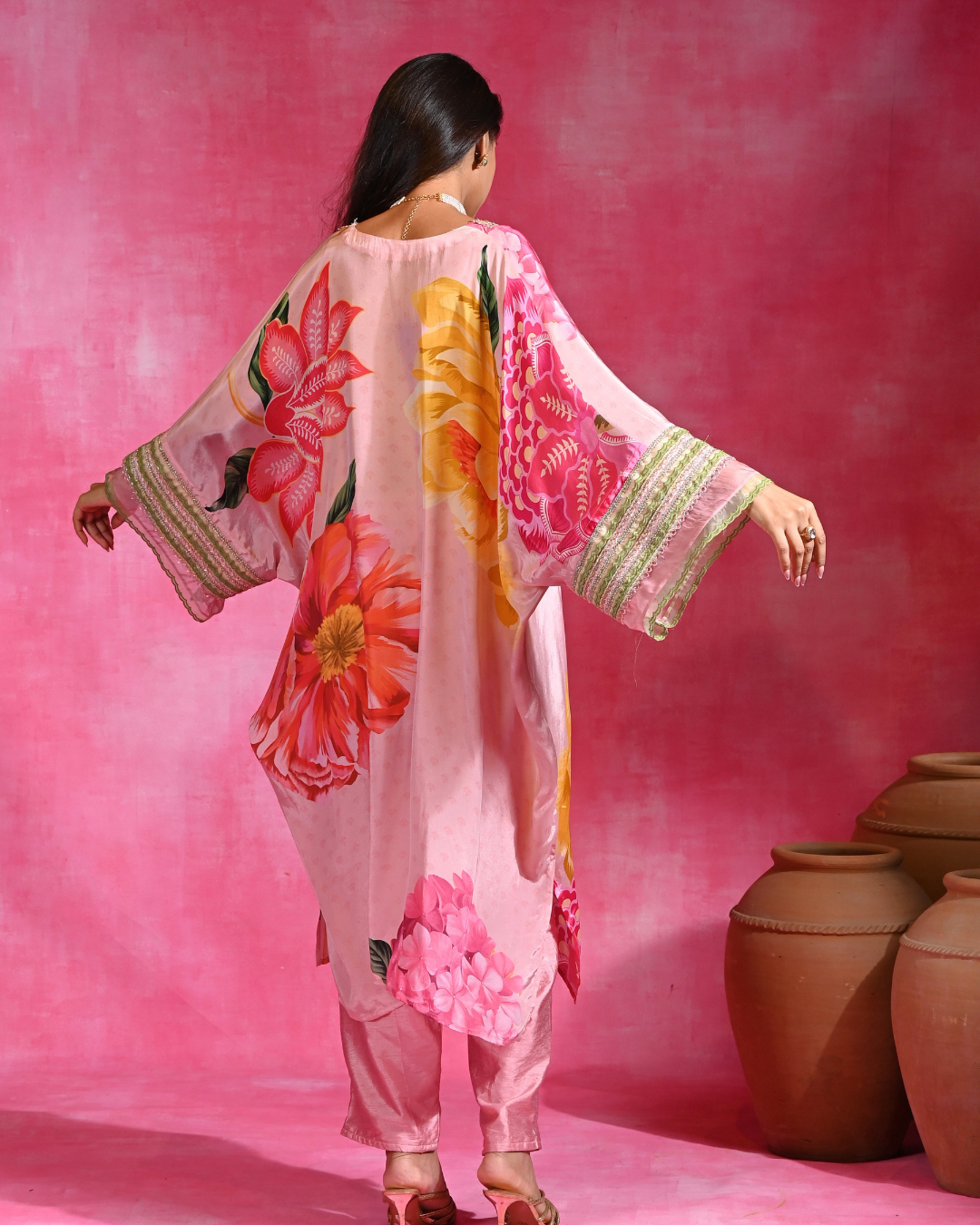Rishi and Vibhuti - Gulabi Tunic Set From Ek Main Aur Ek Tu