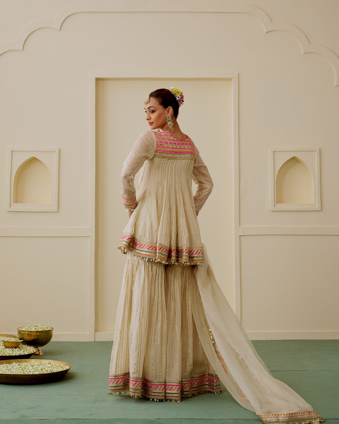 Gopi Vaid -  Malak AG Sharara Set From Chaar Bagh
