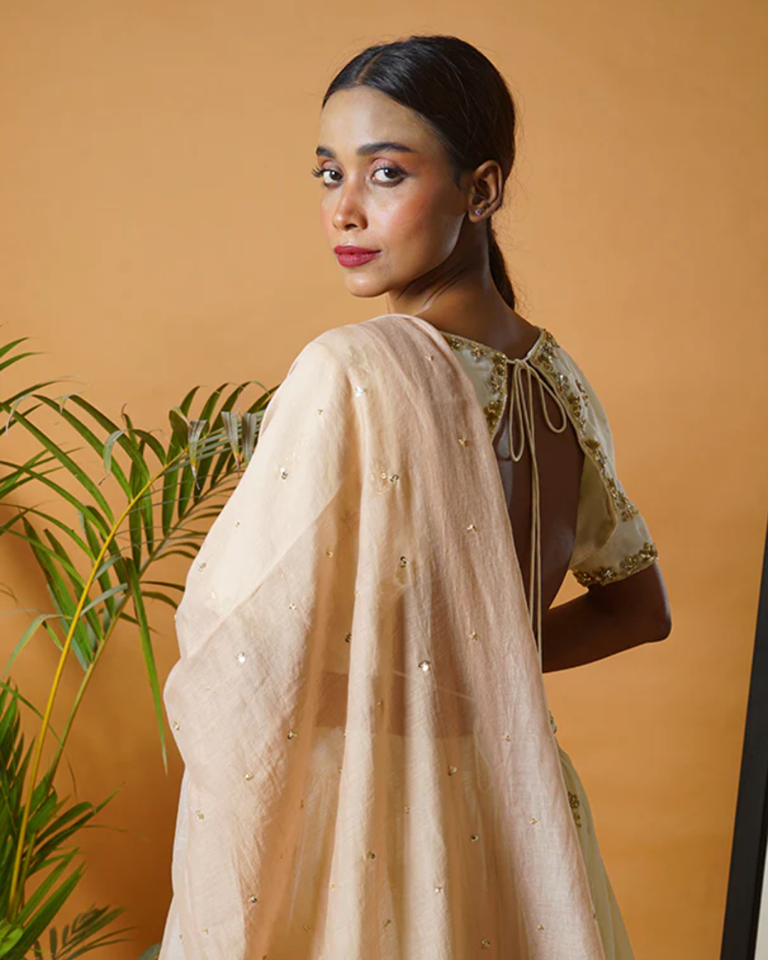 Sonali Bansal - Off white lehenga set From Fiza
