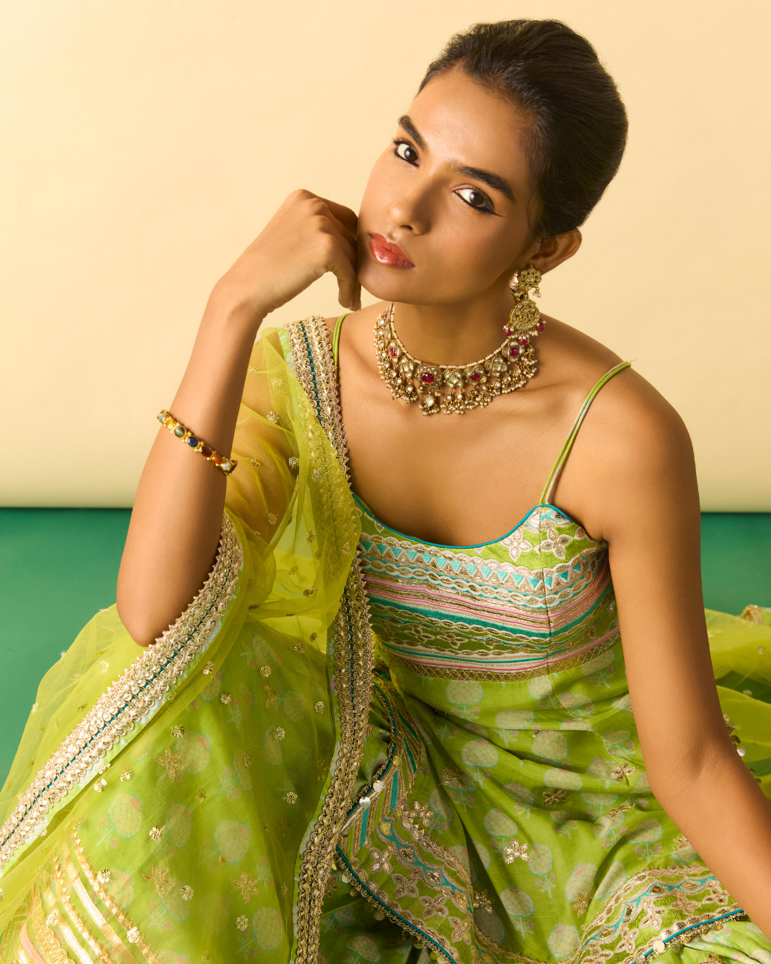 Gopi Vaid - Dhriaa Strappy Set From Chaar Bagh