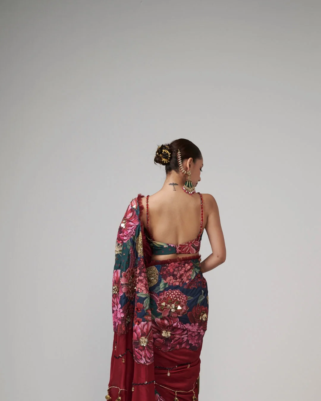 Rishi and Vibhuti - Cola Corbet Blouse From Gulon Ke Rang