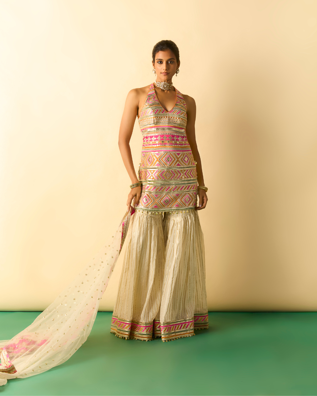 Gopi Vaid - Kriva Sharara Set From Chaar Bagh
