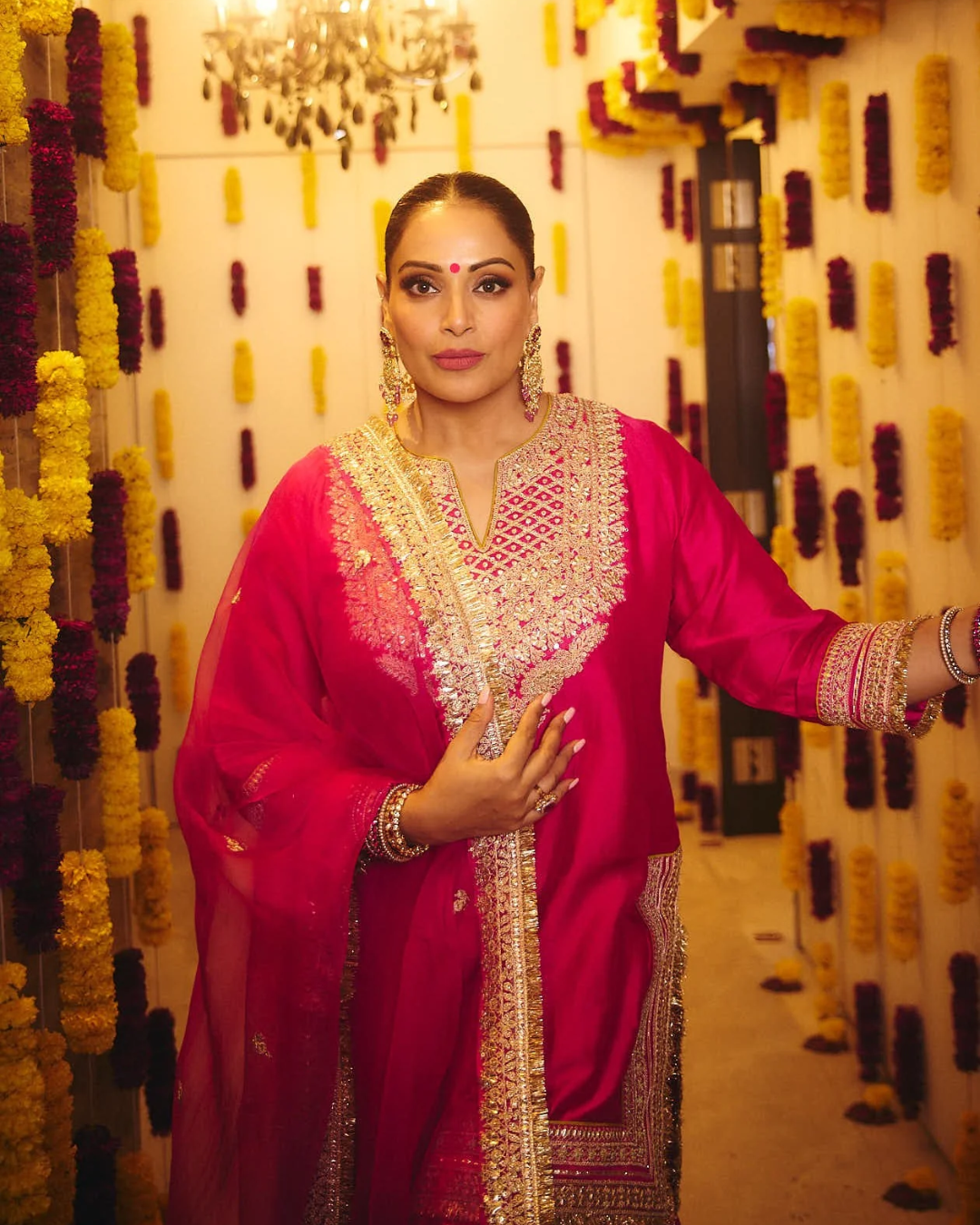 Gopi Vaid - Bipasha Basu in Shahida Sharara Set From Nizaam