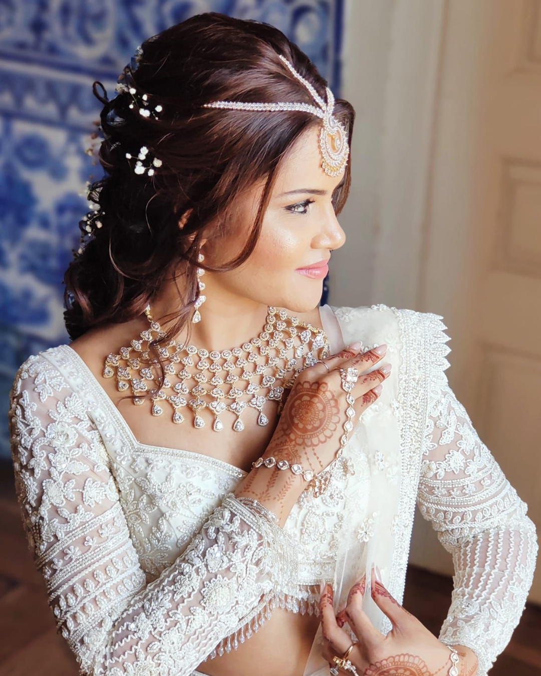 Isa by Dolly Wahal - Nina Ivory Bridal Lehenga From Bridal