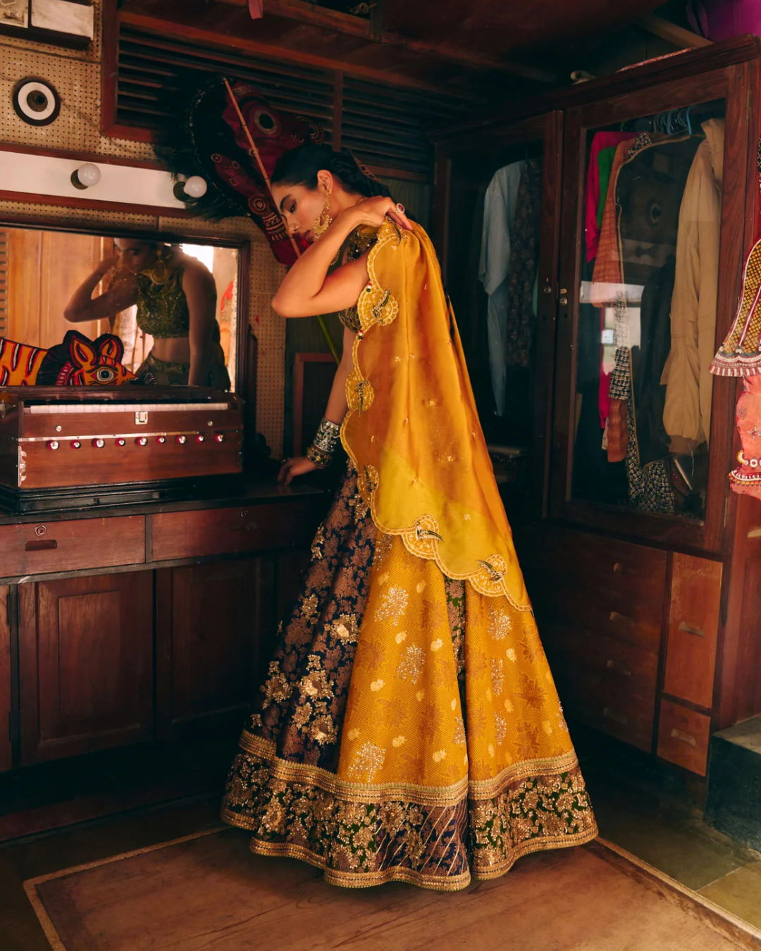 Aditi Gupta - Mādhurya Multicolor Lehenga Set From Chitrakatha