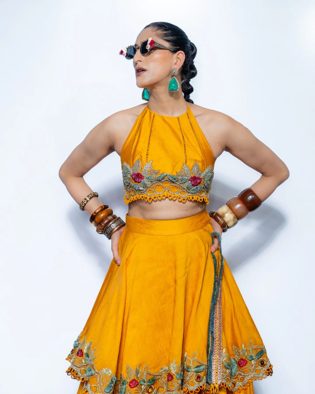 Rishi and Vibhuti - Dawn Lehenga From Rock & Roll