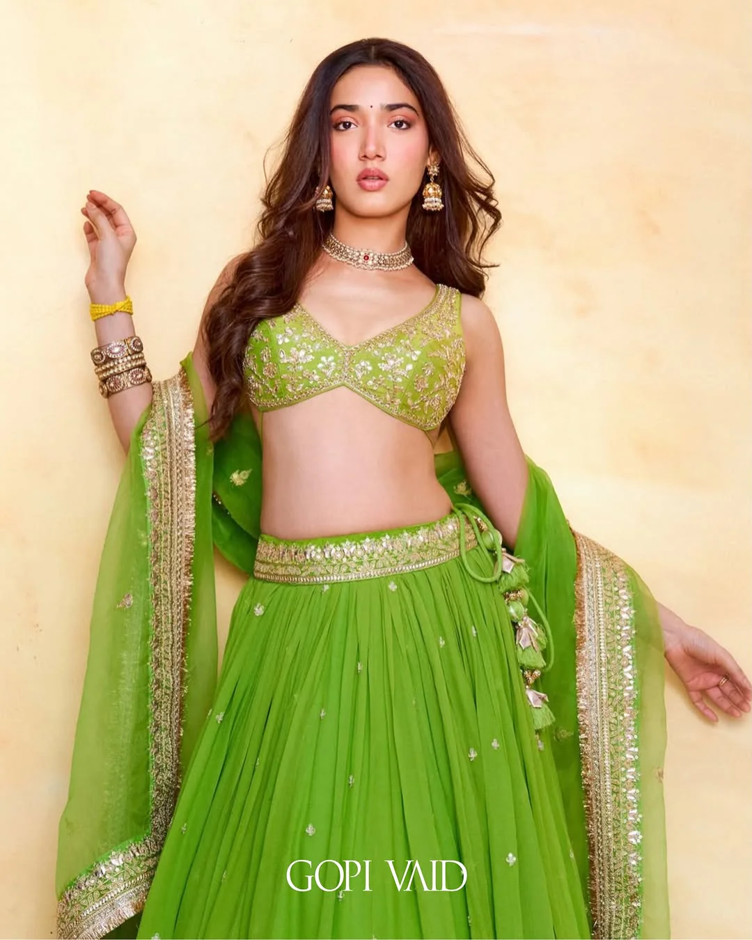Gopi Vaid - Medha Shankar in Senedra Lehenga Set From Nizaam