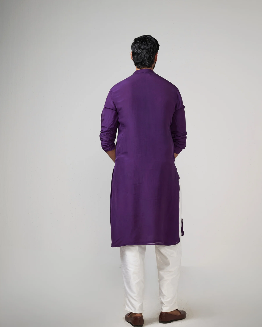 Rishi and Vibhuti - Purple Charm Kurta From Gulon Ke Rang