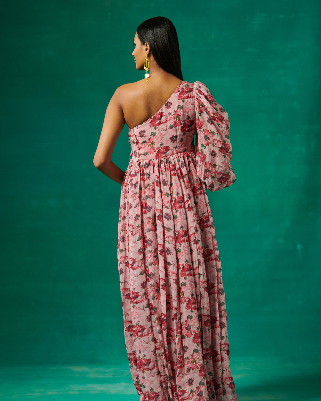 Sonali Bansal - Pink one shoulder gown From Bageecha