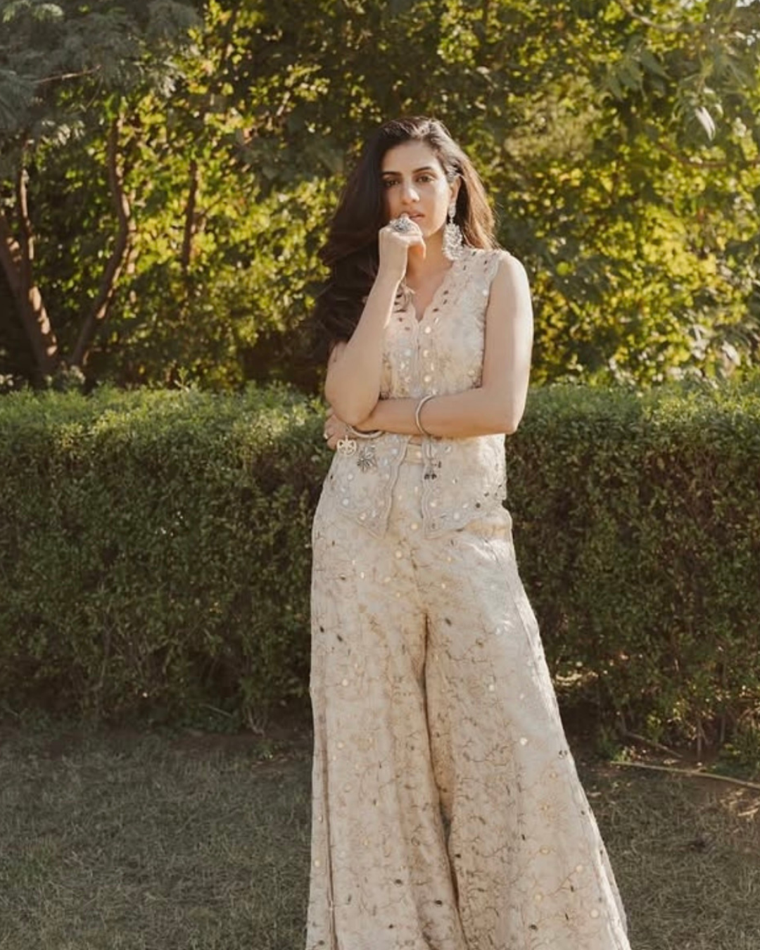 Gopi Vaid - Sachi Gilani in Akila Pant Set From Jhilmil