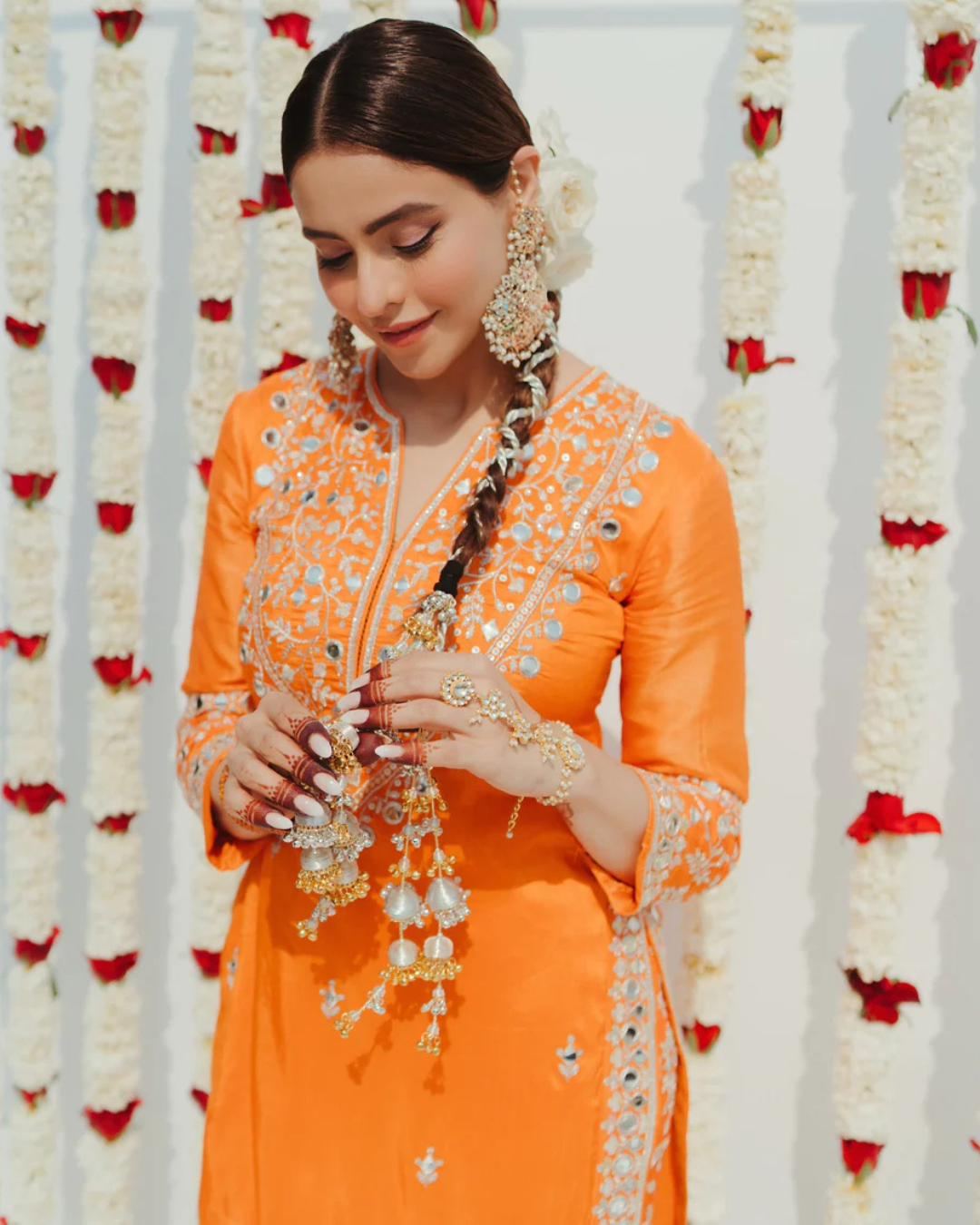 Gopi Vaid - Aamna Sharif in Aadhira Sharara Set From Jhilmil