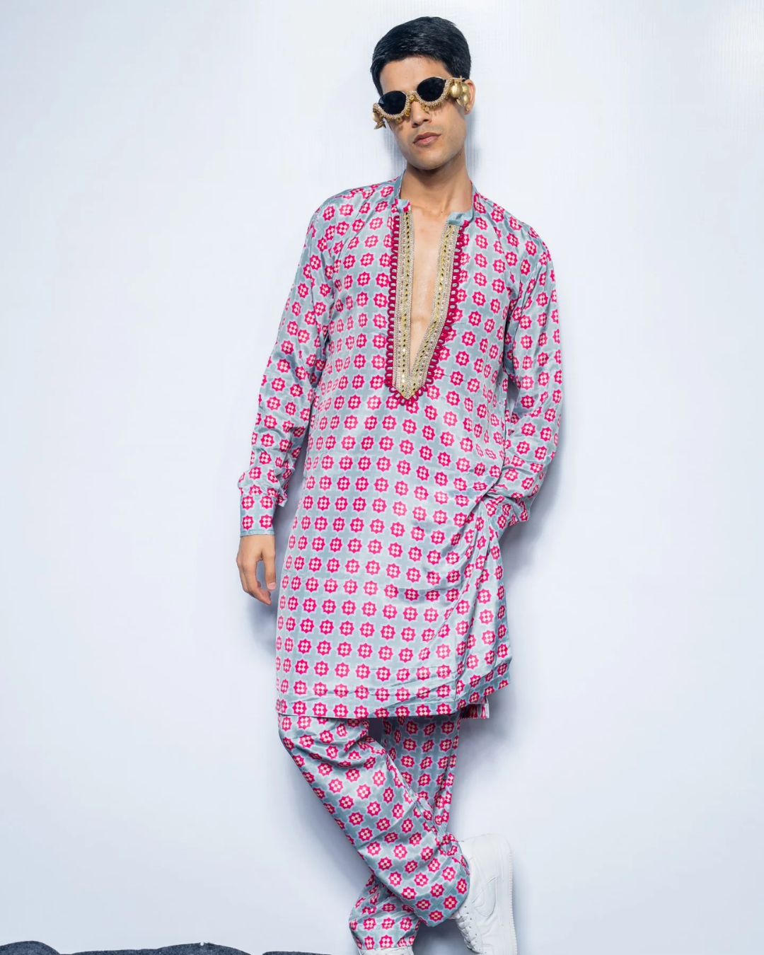 Rishi and Vibhuti - Regalia Kurta Set From Rock & Roll