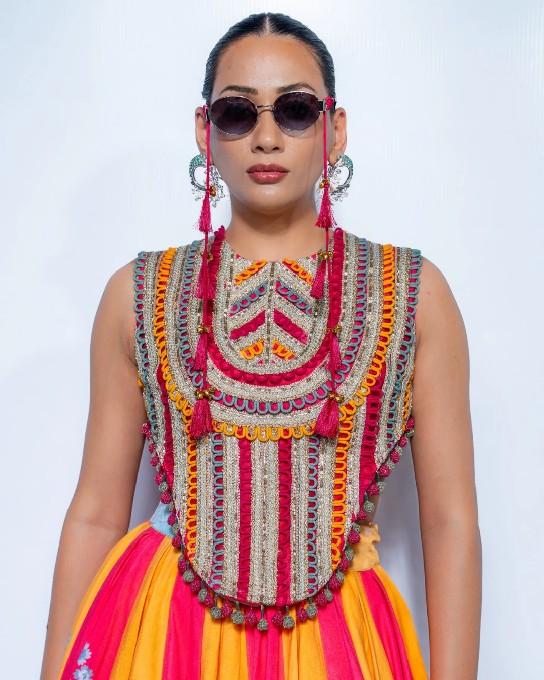 Rishi and Vibhuti - Orchid Lehenga From Rock & Roll