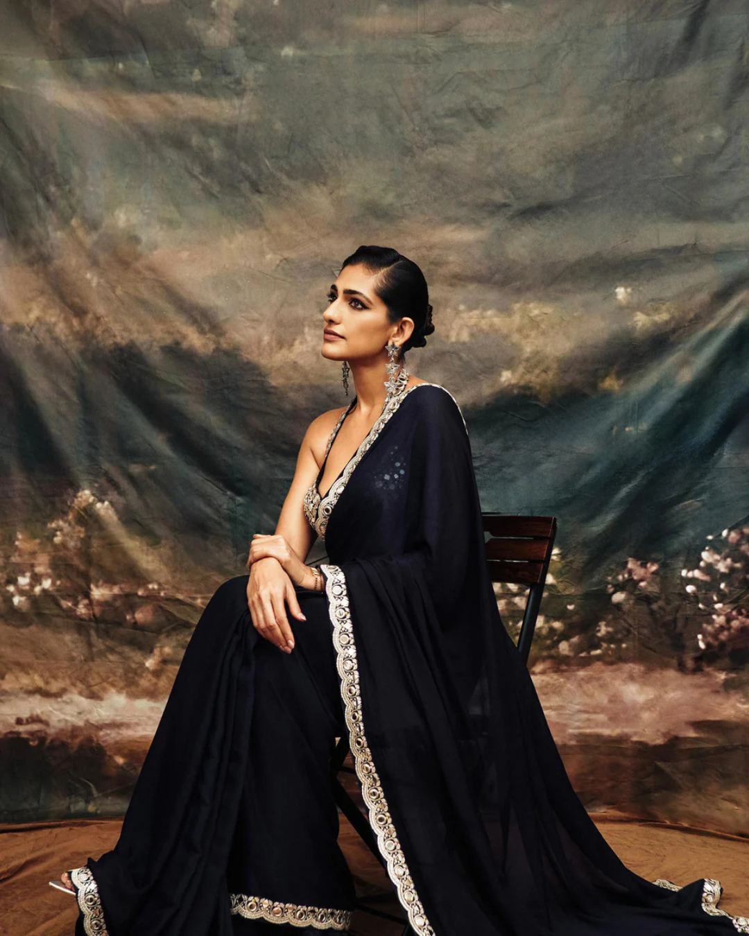 Gopi Vaid - Kubbra Sait Saree From Jhilmil