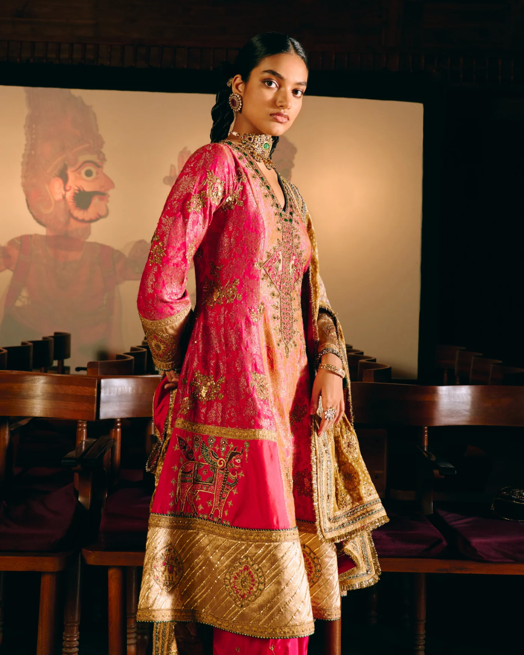 Aditi Gupta - Gulbahar Anarkali Set From Chitrakatha