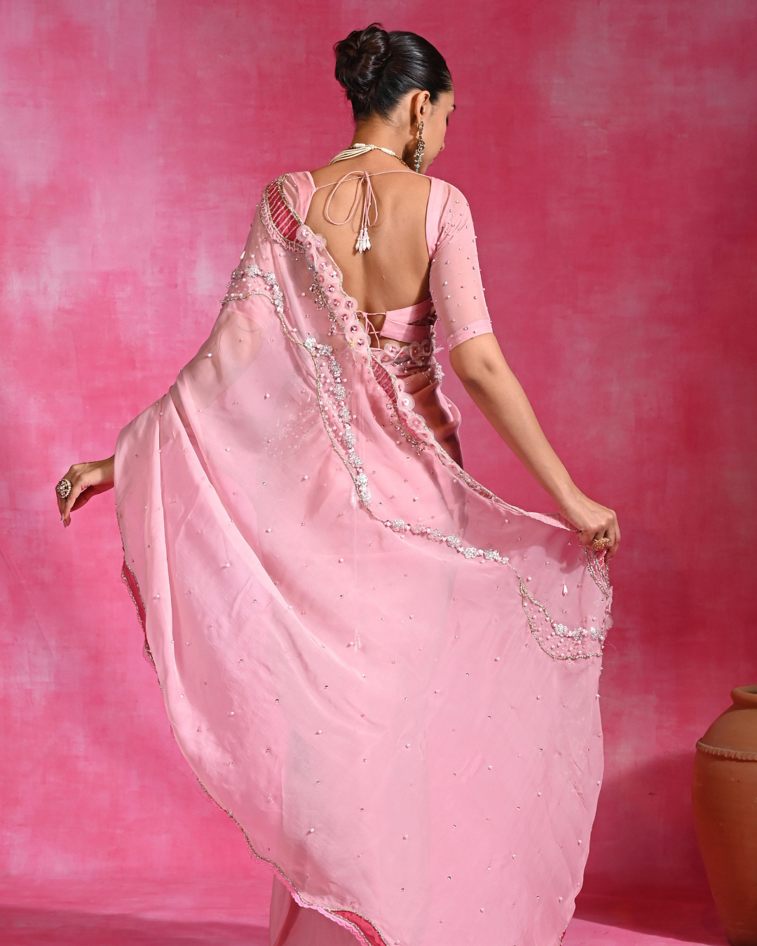 Rishi and Vibhuti - Baharra Saree From Ek Main Aur Ek Tu