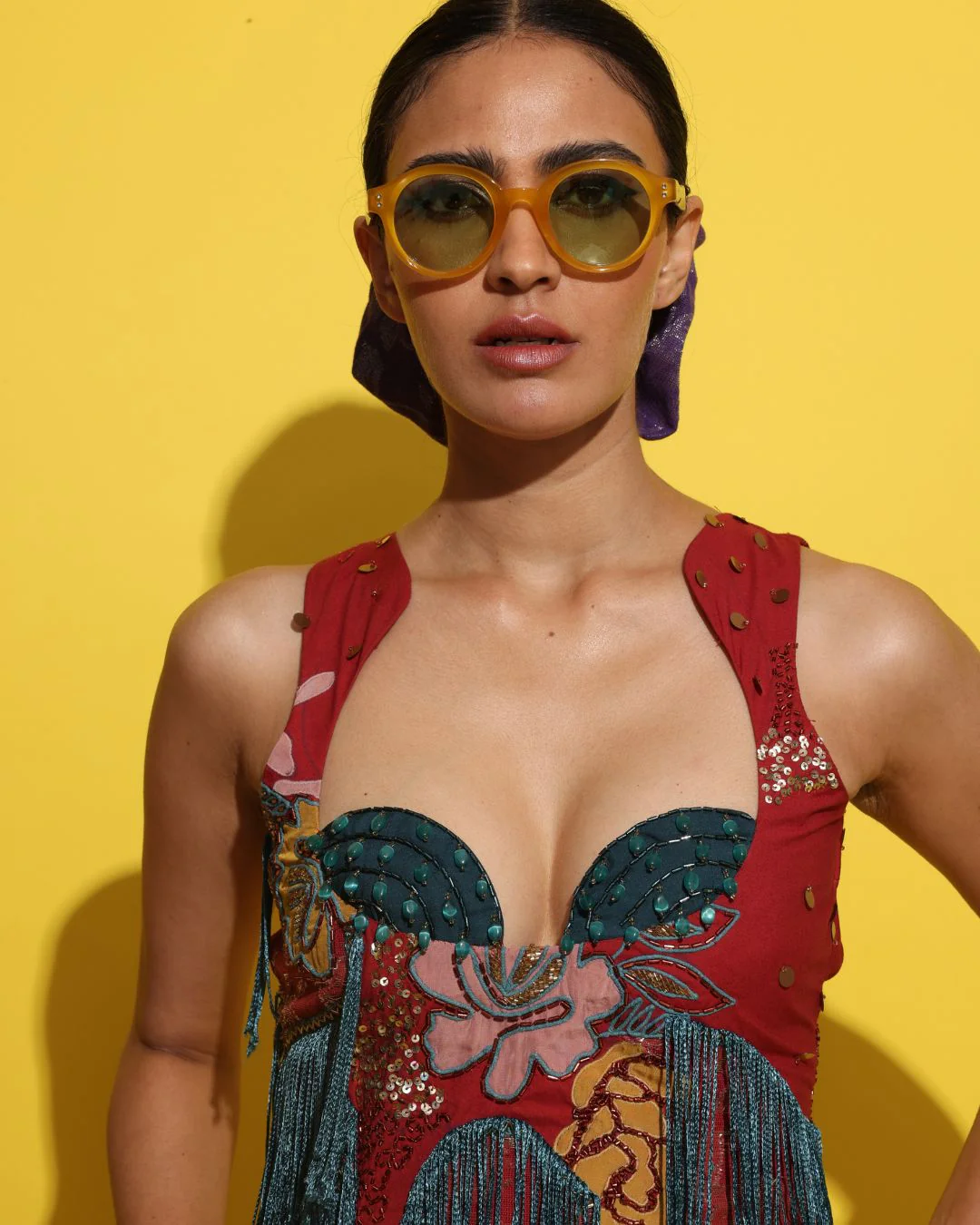 Rishi and Vibhuti - Shyra Fringed Dress From Tamasha