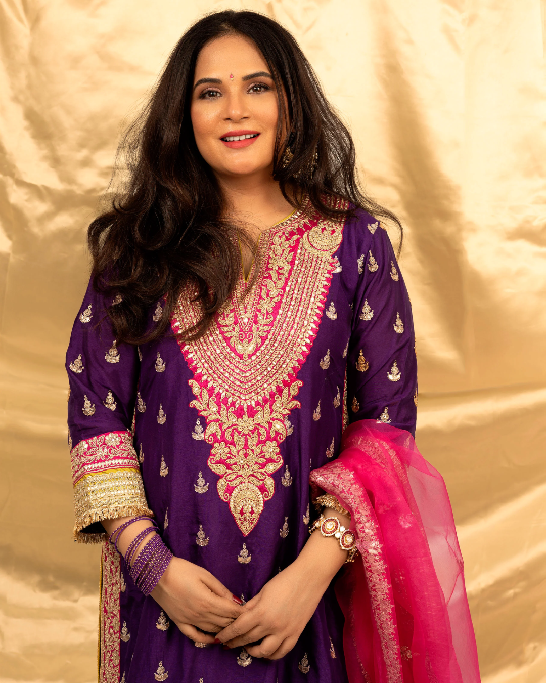 Gopi Vaid - Richa Chadda in Fitoor Sharara Set From Nizaam
