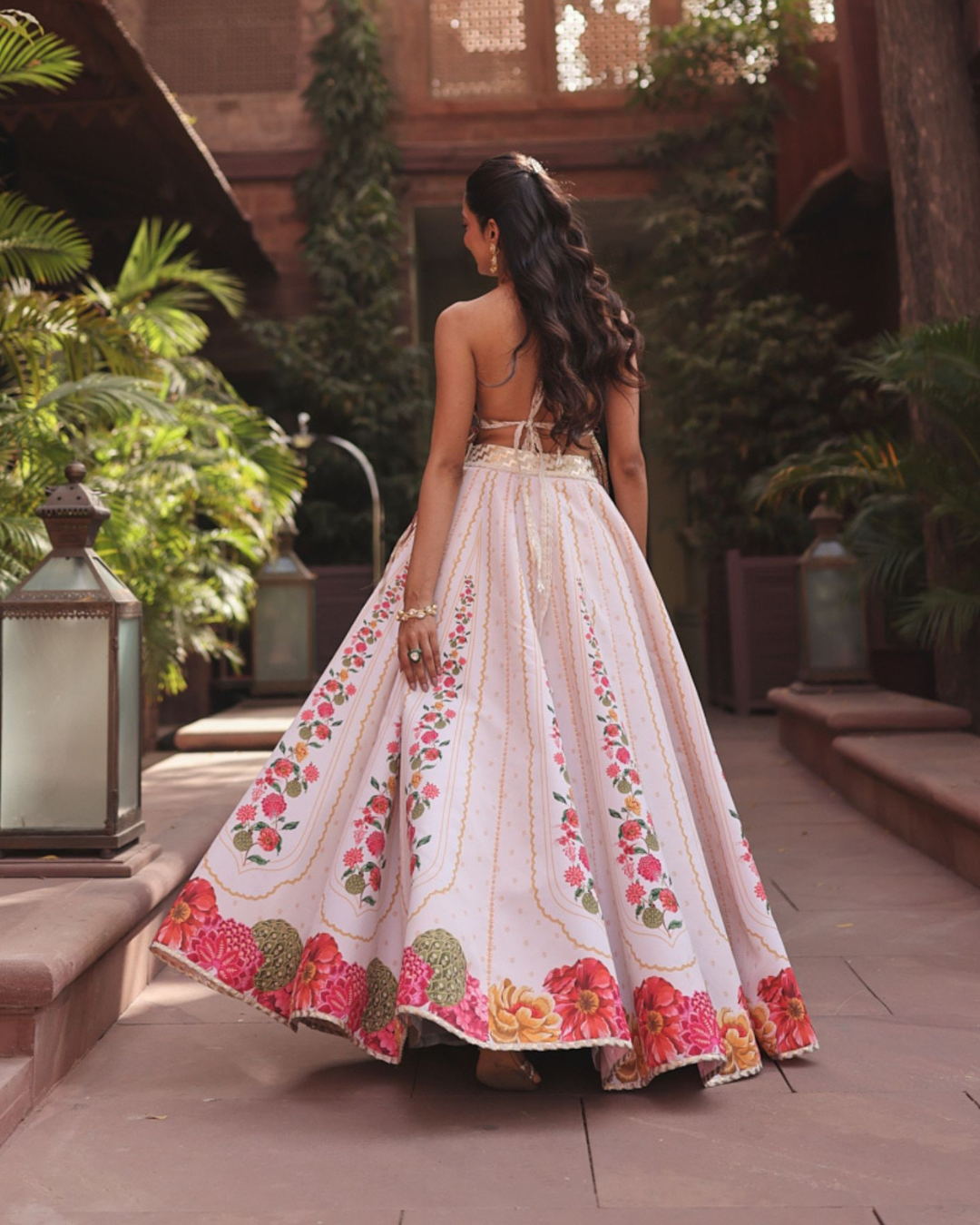 Rishi and Vibhuti - Ebony Bahaar Lehenga From Ek Main Aur Ek Tu