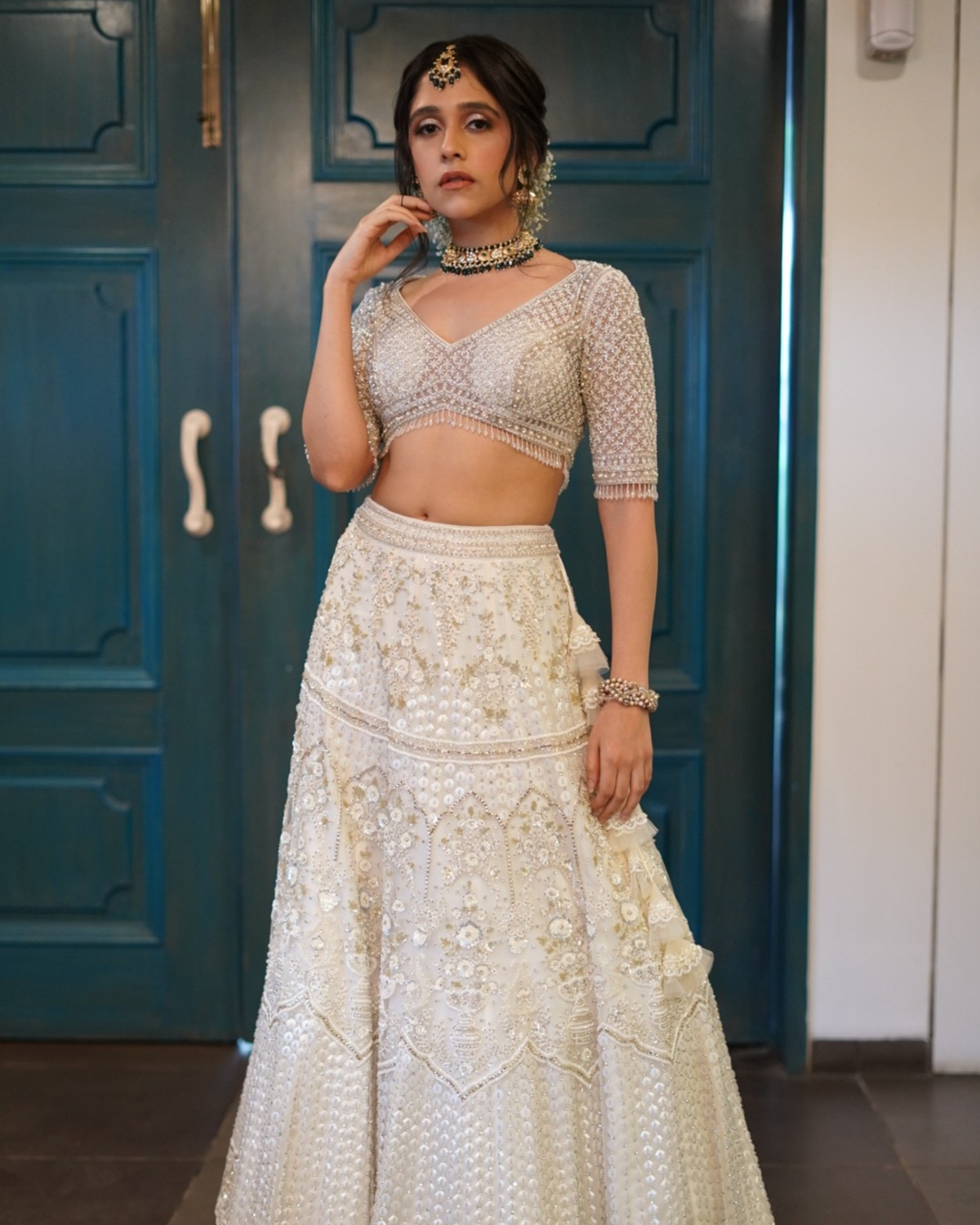 Isa by Dolly Wahal - Meet Ivory Bridal Lehenga From Bridal
