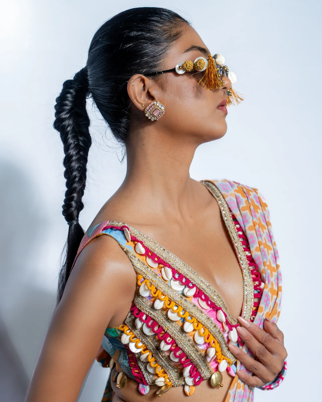 Rishi and Vibhuti - Glow Saree From Rock & Roll