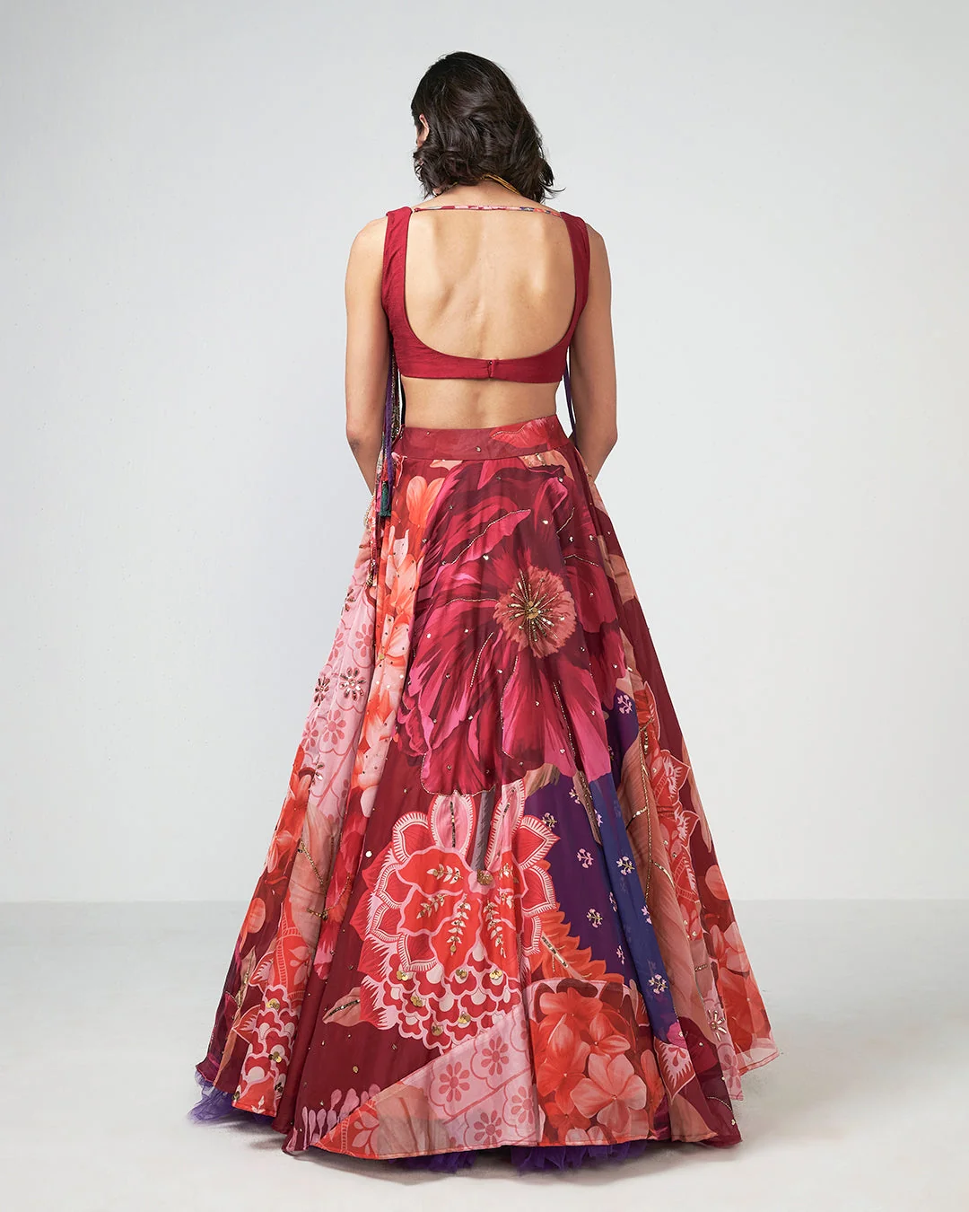 Rishi and Vibhuti - Cherry Charm Lehenga Set From Gulon Ke Rang