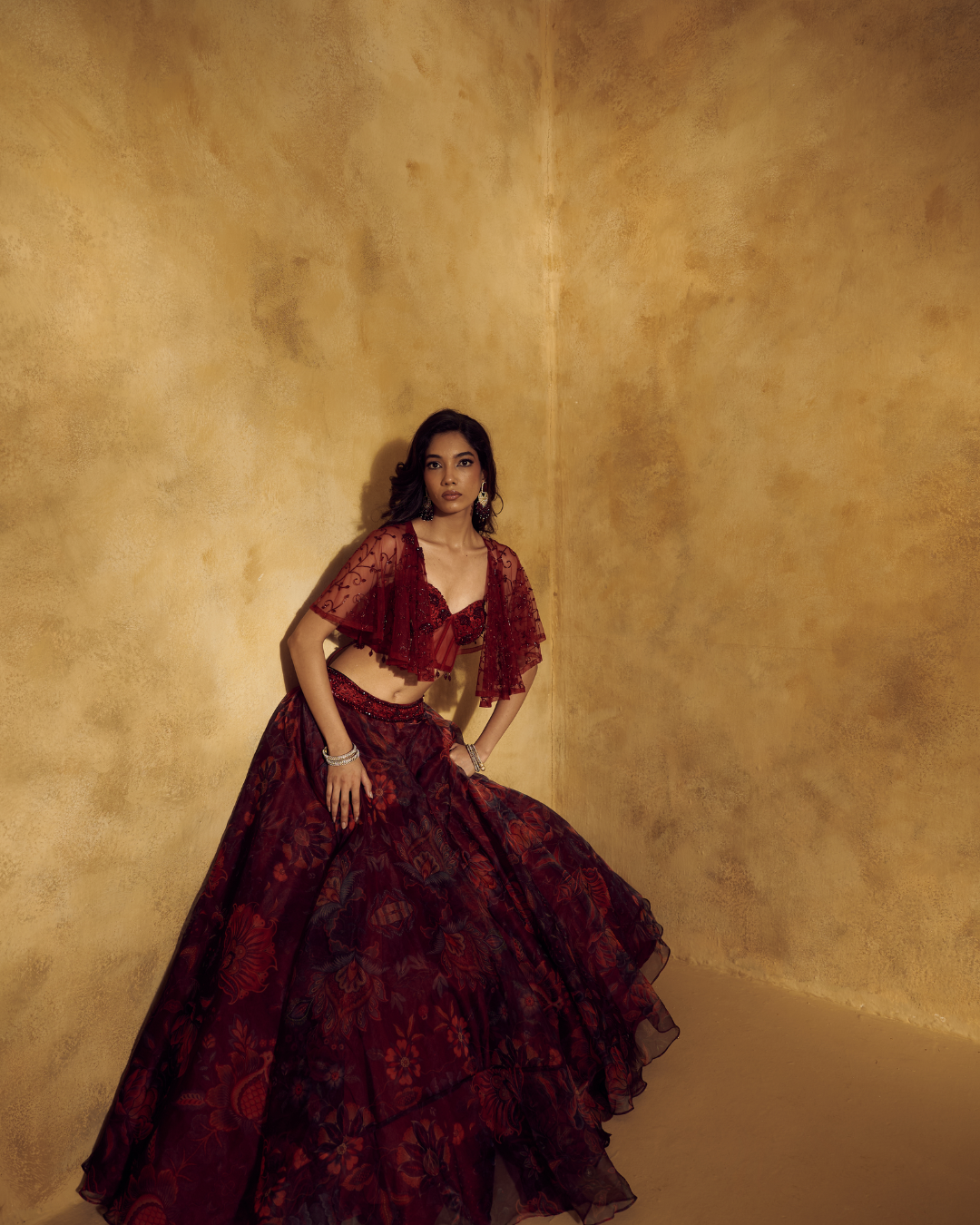 Rashika Sharma - SARANJH LEHENGA SET FROM LASHKARA