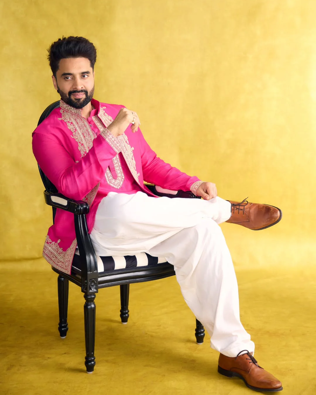 Gopi Vaid - Jacky Bhagnani in Nasir Jacket Set From Nizaam