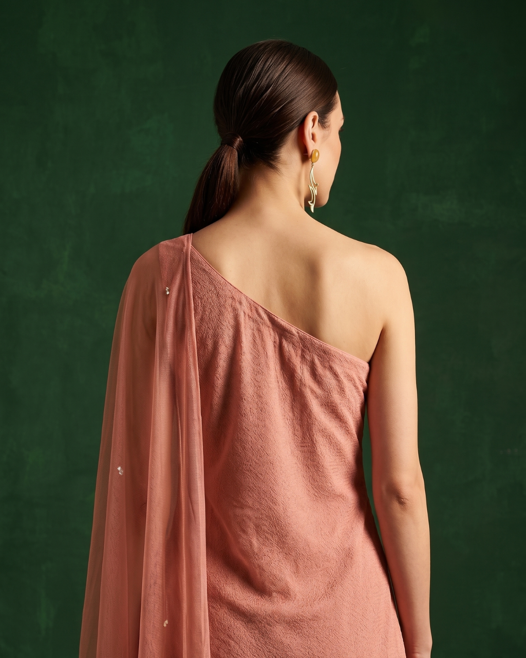 Basanti Kapde Aur Koffee - Blush Cascade Embroidered Sharara Set From Suits & Shararas