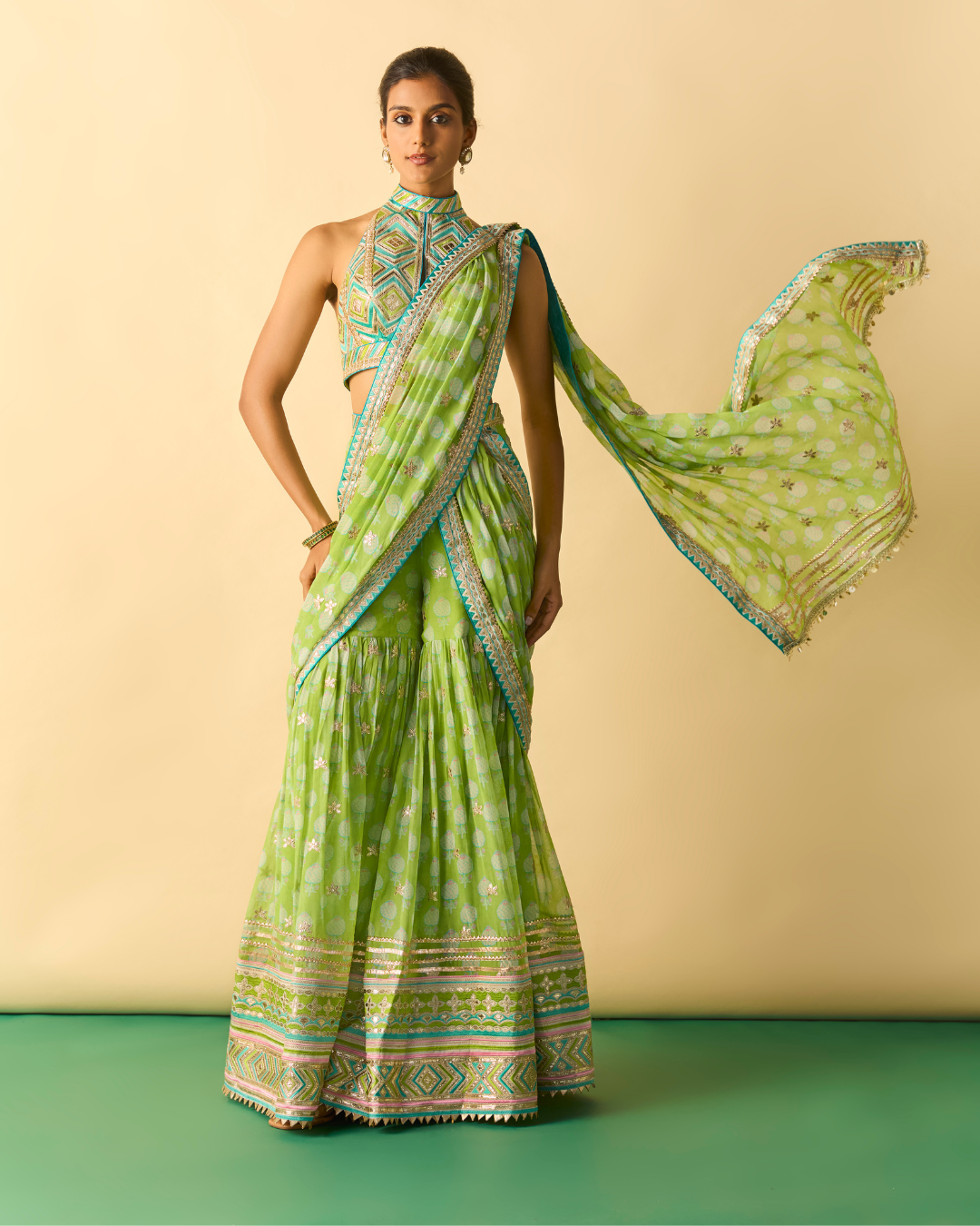 Gopi Vaid - Labdhi Saree Set From Chaar Bagh