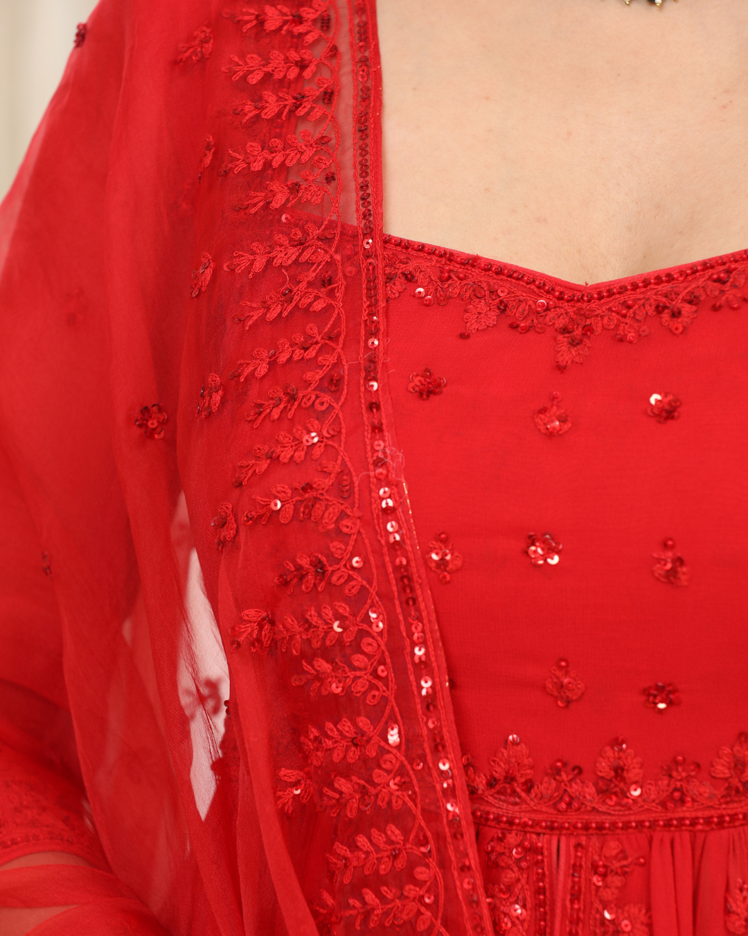 Esha Koul - Lal Sharara Set