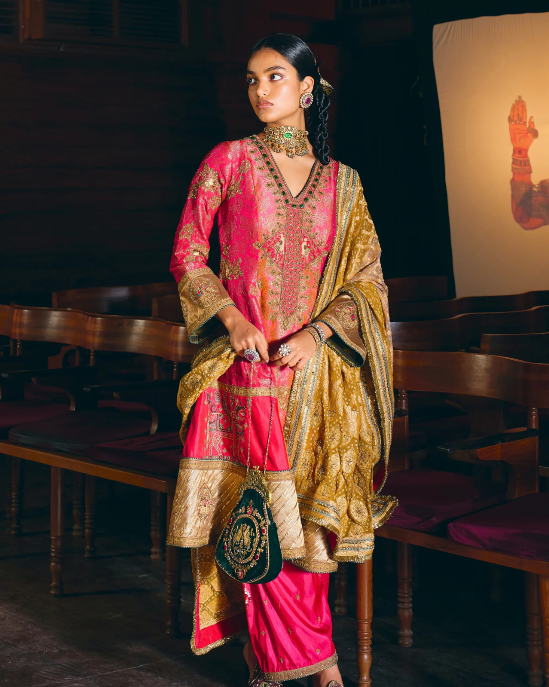 Aditi Gupta - Gulbahar Anarkali Set From Chitrakatha