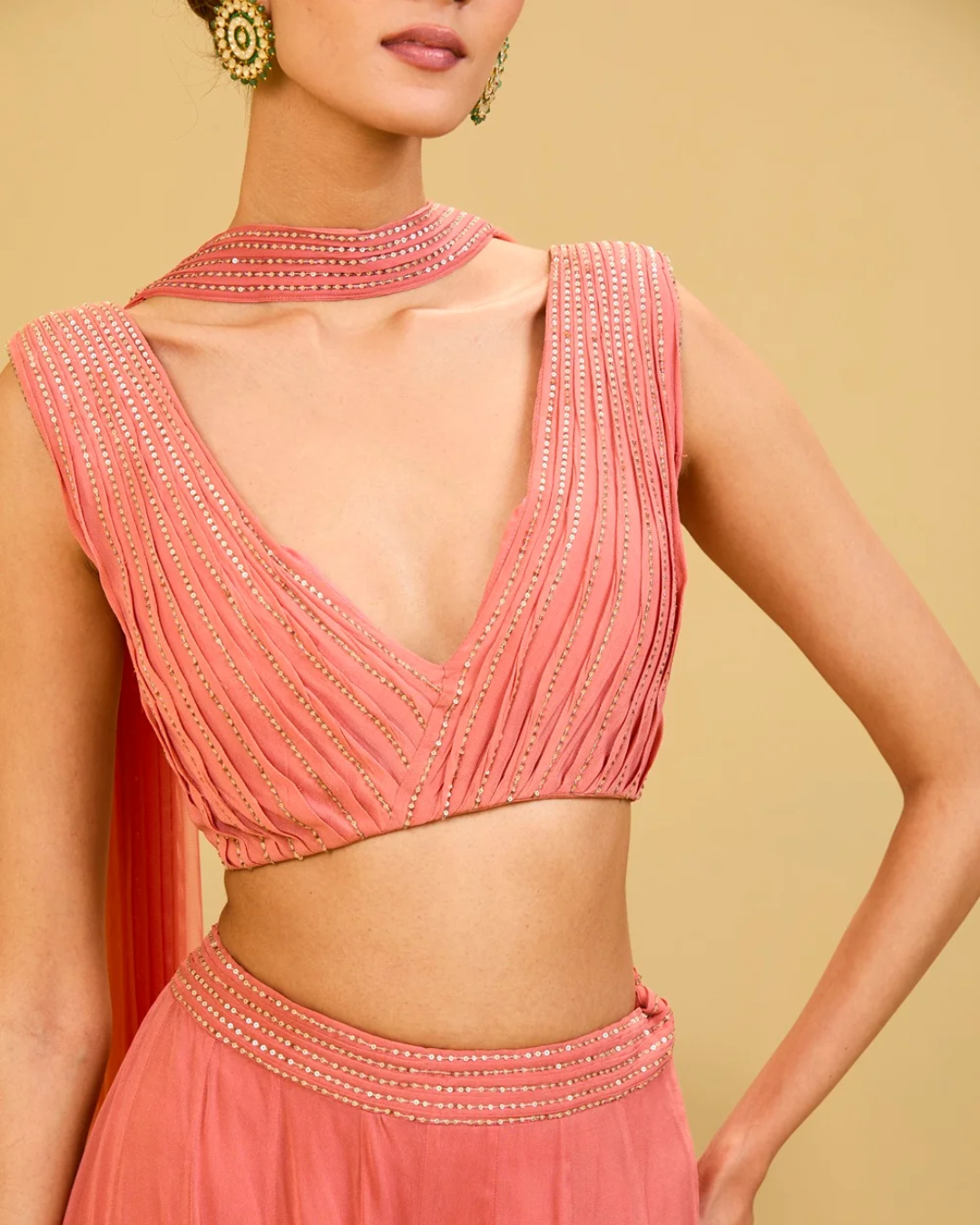 Esha Koul - Pink Palazzo Set From Naaz