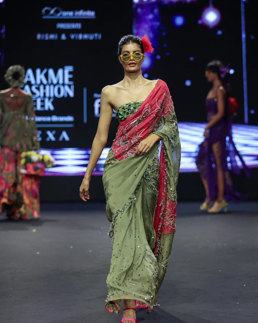 Rishi and Vibhuti - Jaanejaan saree From Tamasha