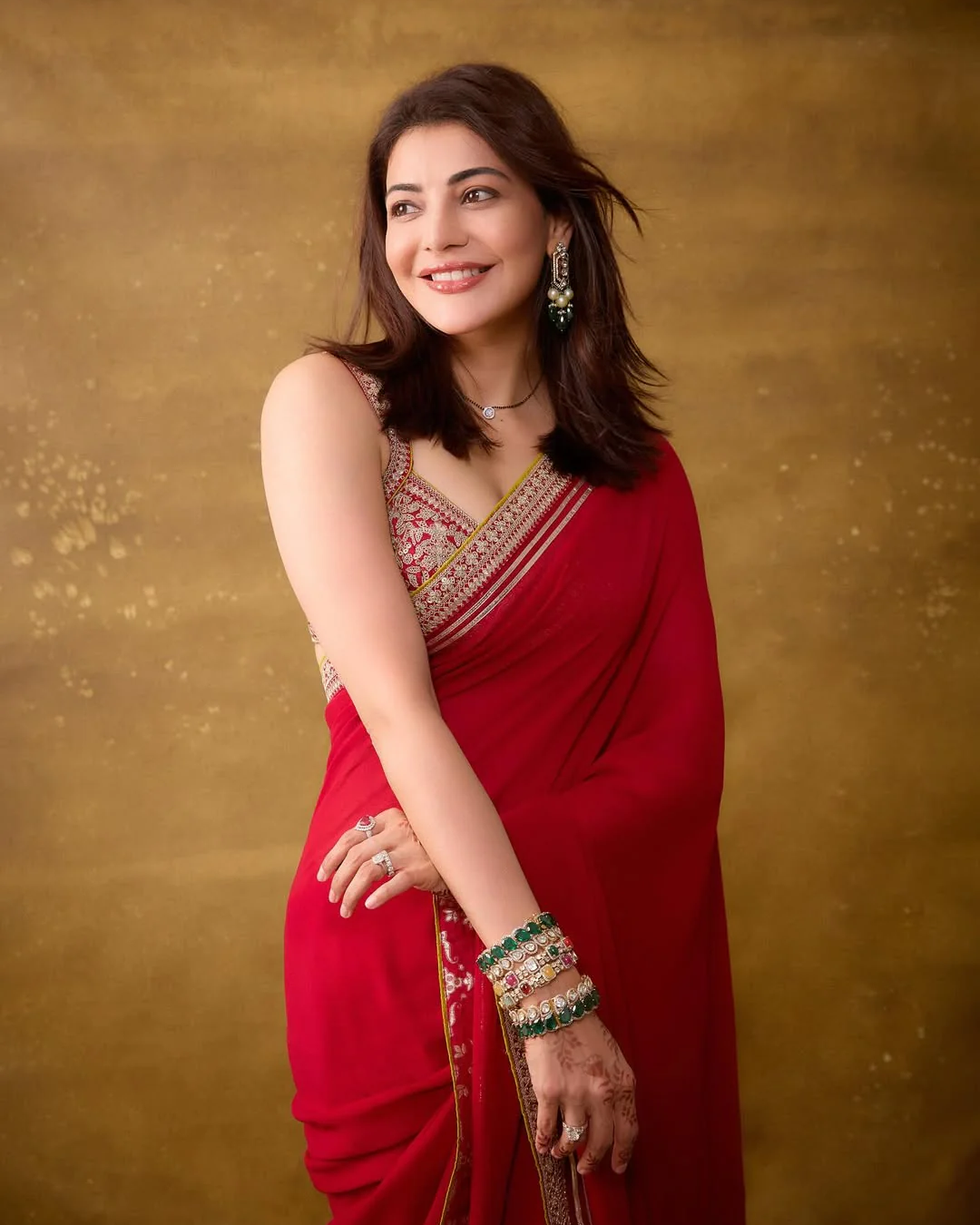 Gopi Vaid - Kajal in Zohra Saree Set From Nizaam