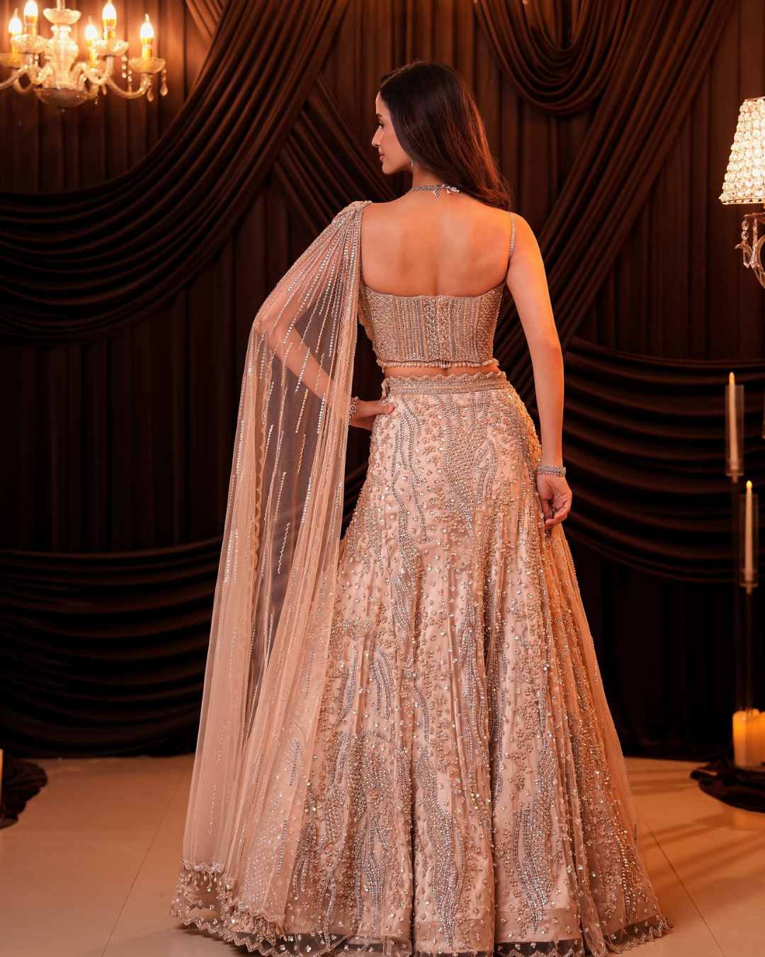 Isa by Dolly Wahal - Elara A-Line Lehenga From Ittara