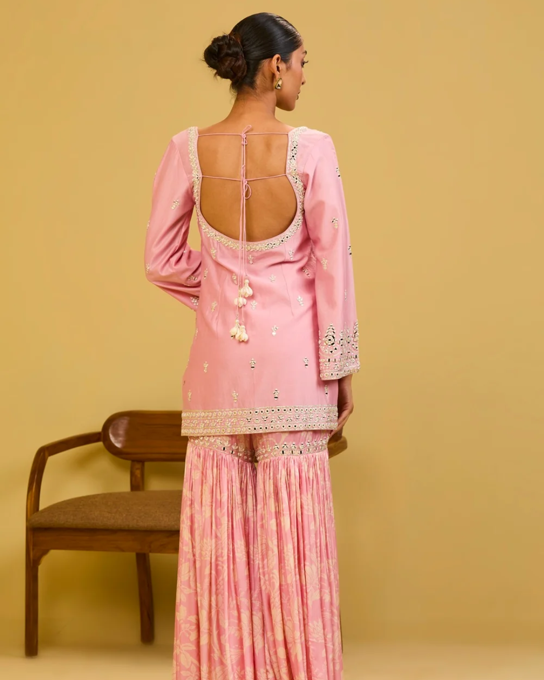 Esha Koul - Pink Printed Sharara Set From Naaz