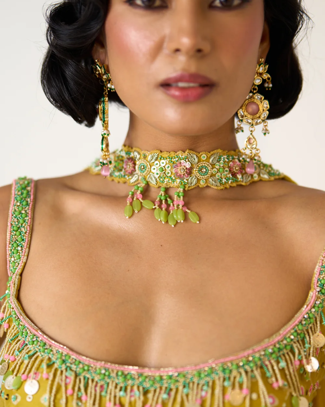 Prevasu - Yellow Printed Sharara Set From Gulabo