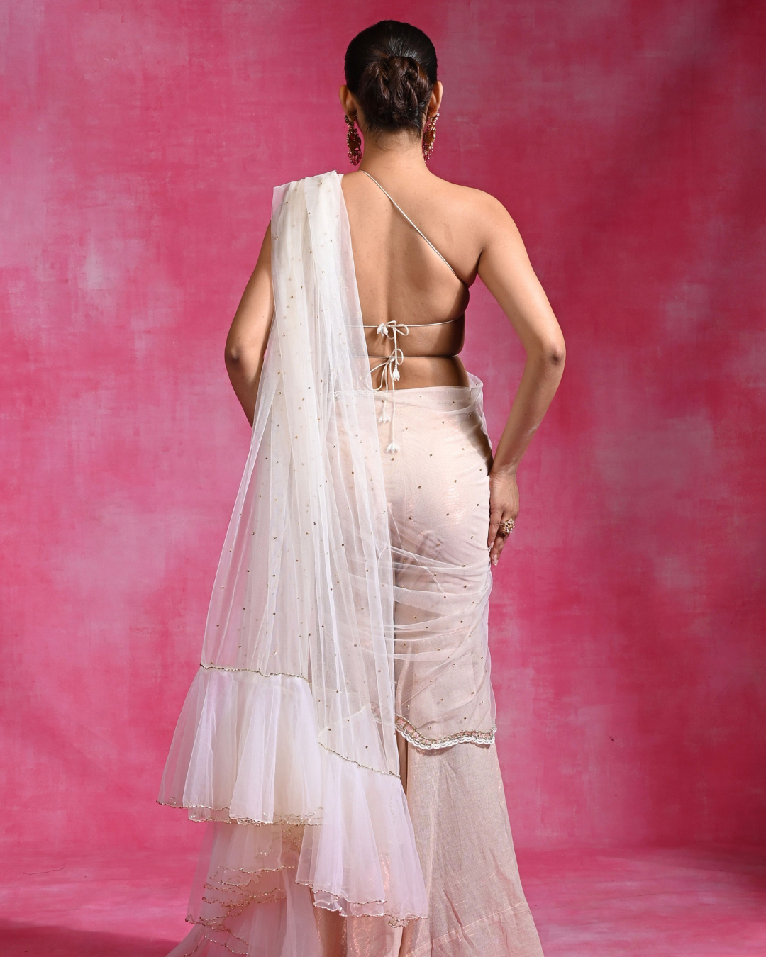 Rishi and Vibhuti - Ebony Haze Saree From Ek Main Aur Ek Tu