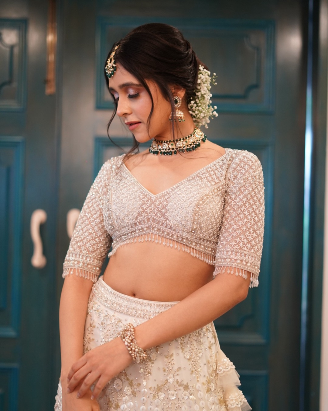Isa by Dolly Wahal - Meet Ivory Bridal Lehenga From Bridal
