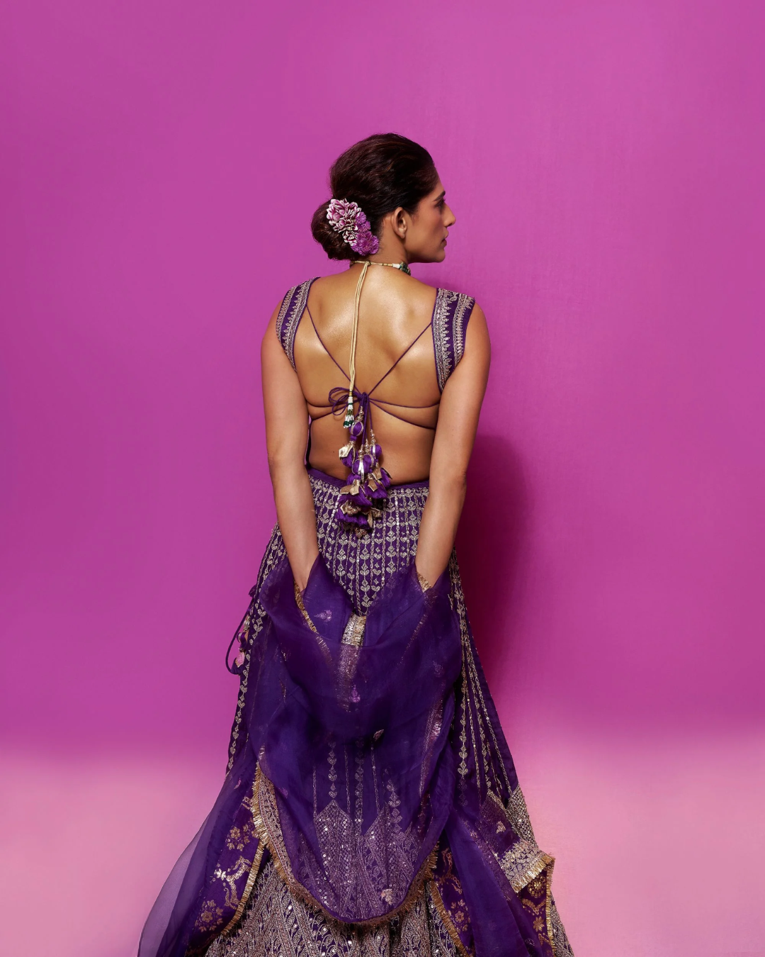 Gopi Vaid - Kubbra sait in Razia Lehenga Set From Nizaam