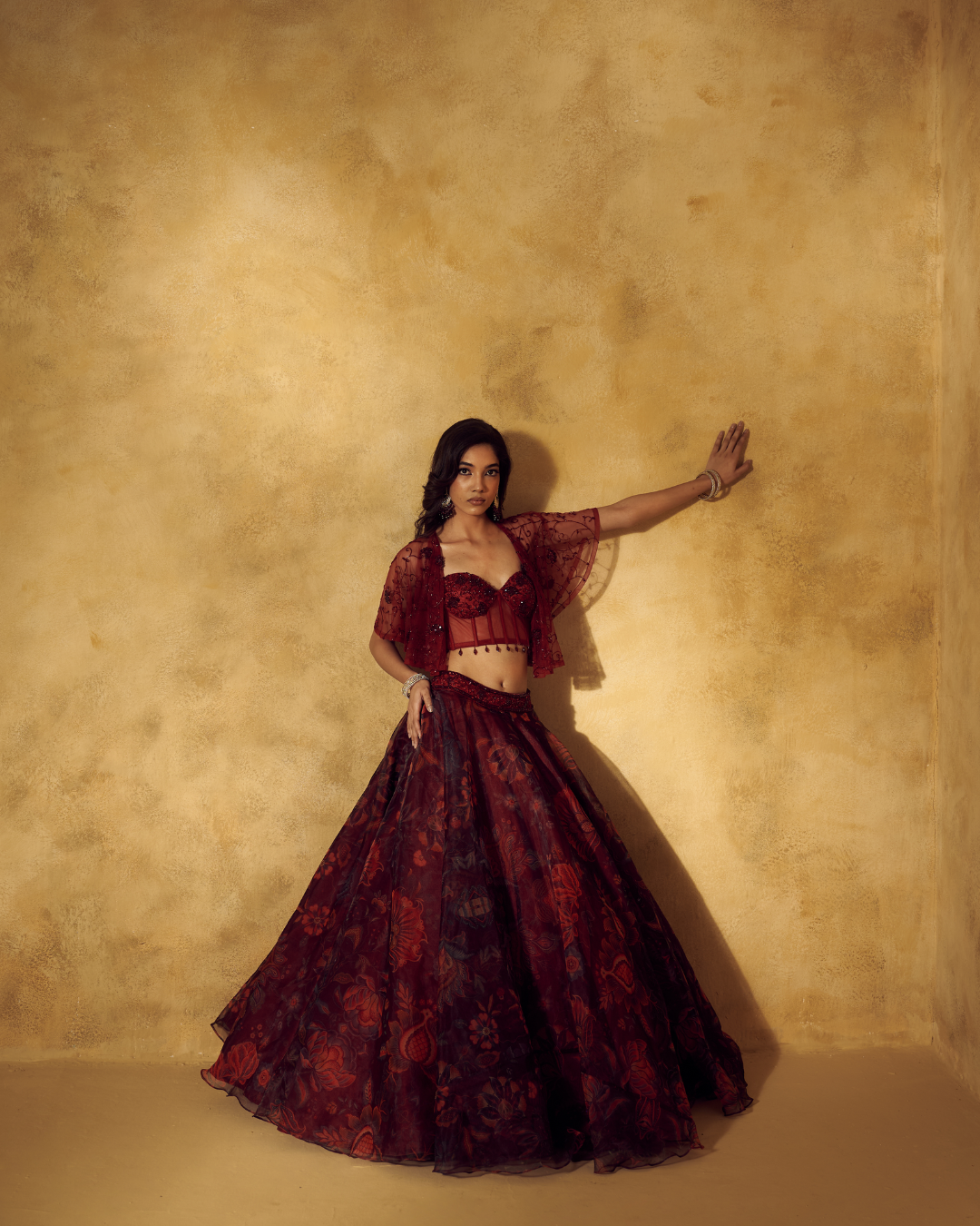 Rashika Sharma - SARANJH LEHENGA SET FROM LASHKARA
