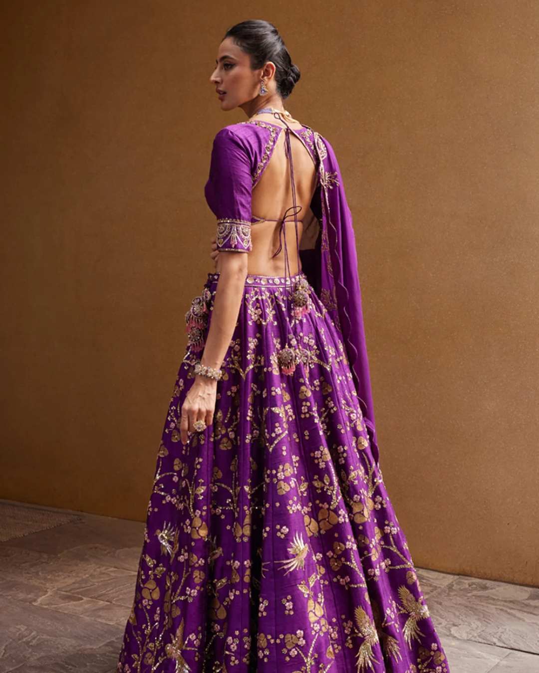 Prevasu - Purple Lehenga Set From Eraya