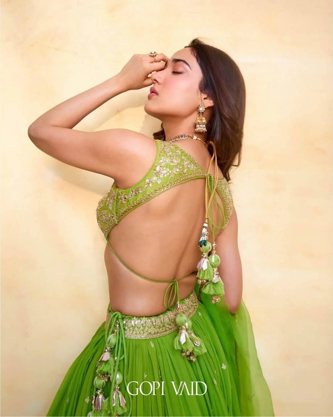 Gopi Vaid - Medha Shankar in Senedra Lehenga Set From Nizaam