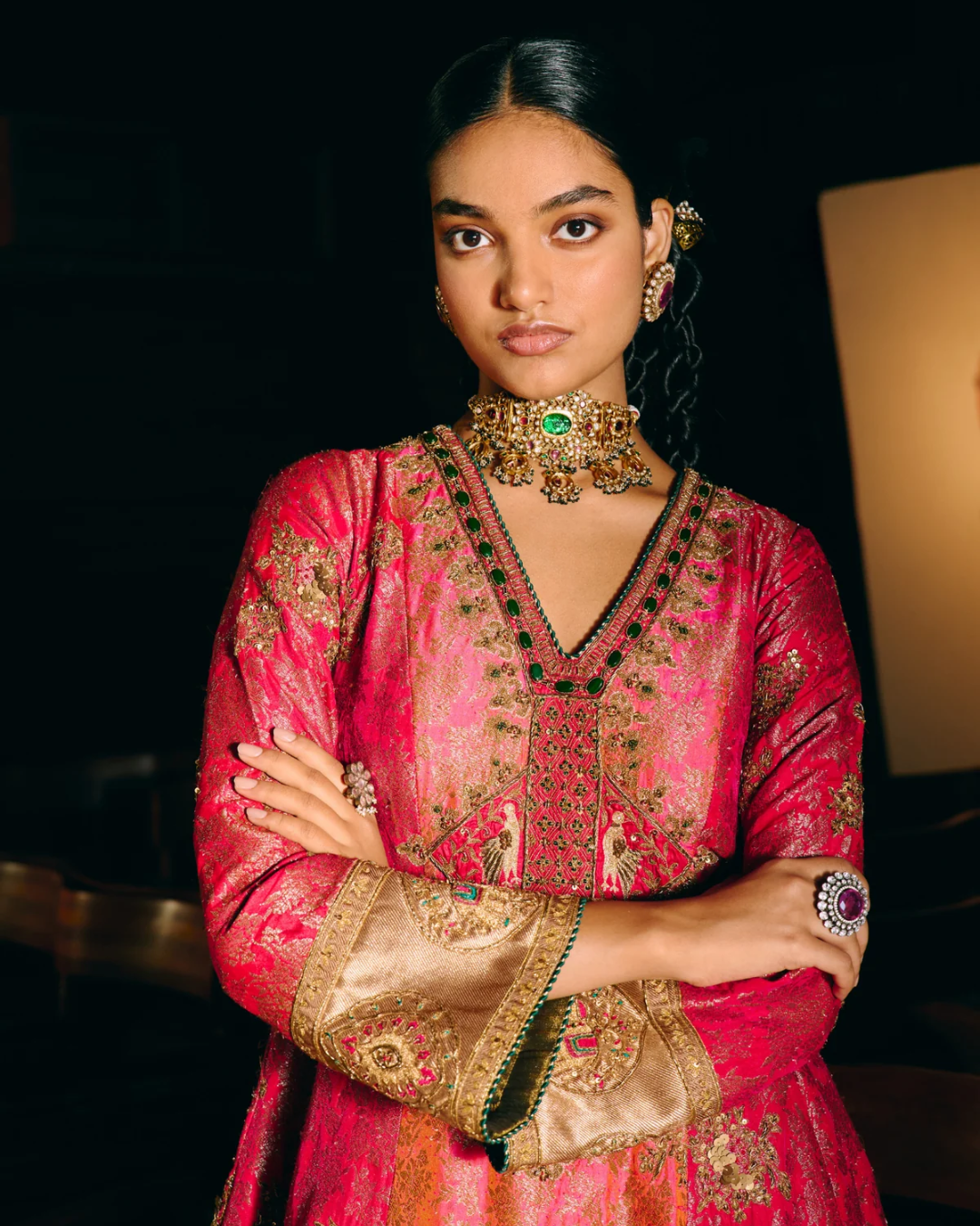 Aditi Gupta - Gulbahar Anarkali Set From Chitrakatha