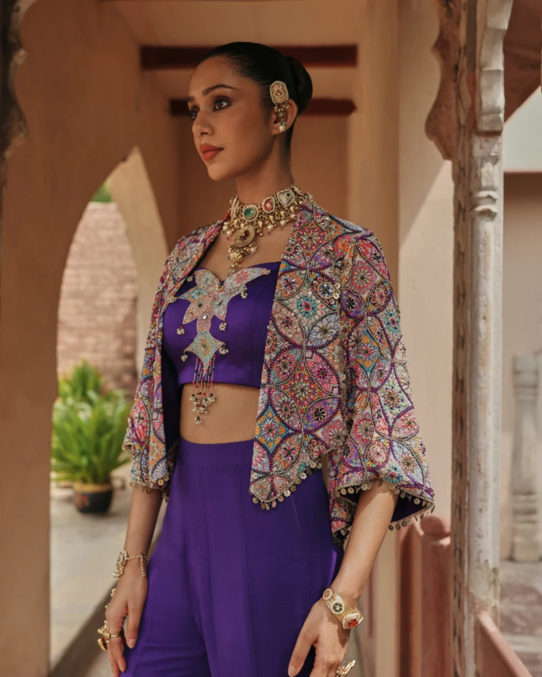 Label Moni K - Ameera Sharara Set From Naqsh