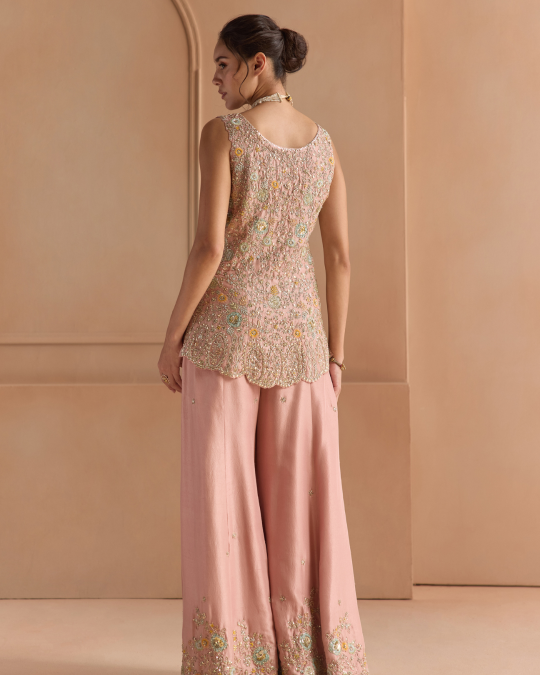 Osaa By Adarsh - Oyester Pink Sharara Set From Off The Record